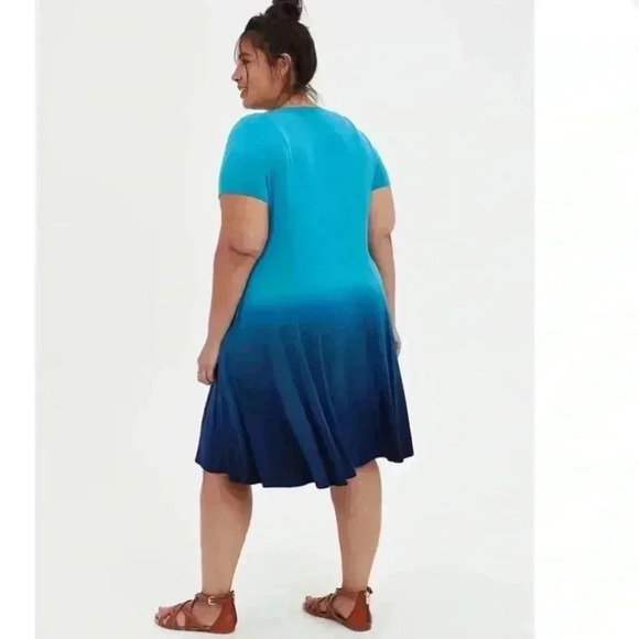 Torrid super soft knit dress ombré - Picture 2 of 7